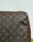 Borsone Keepall Louis Vuitton 55 vintage Marrone