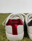 Gucci ace Size 6=40 calza 40.5 bianche verdi e rosse