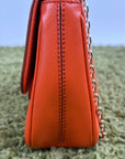 Borsa Ferragamo Gancini Chain Arancione