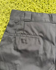 Pantaloncino Prada con pannello frontale in pelle Nero 48