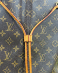 Borsa Neverfull MM monogram Louis Vuitton Marrone