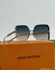 Occhiali Da sole Louis Vuitton Jewel Square Oro