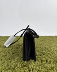 Borsa a spalla Prada Mini in raso Nero