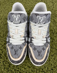 Louis Vuitton Trainer Denim Grigia 7 - Second Hand Di Fiore