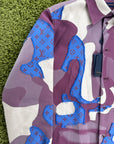 Camicia Louis Vuitton Viola Multicolor L