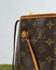 Borsa Neverfull MM monogram Louis Vuitton Marrone