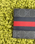 Portafoglio Gucci nero blu e rosso
