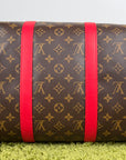 Keepall Bandoulière 45 Louis Vuitton Marrone Rosso