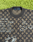 Maglione Louis Vuitton Monogram Marrone S