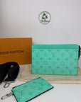 Borsello Louis Vuitton turchese