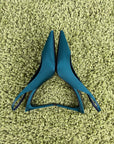 Tacchi Saint Laurent Size 39 verdi smeraldo