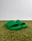 Sandali Flat Bottega Veneta in gomma Verde 36