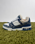 Louis Vuitton Trainer Denim Blu 7