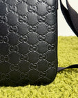 Borsello Gucci in Pelle Nera