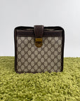 Gucci Savoy Borsa rigida in tela Monogram
