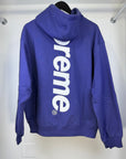 Felpa Supreme Size M viola e bianca