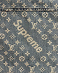 Completo Louis Vuitton X Supreme Size 50/34 blu e bianco