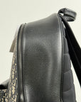 Zaino Dior Saddle In Jacquard e pelle di Vitello Grigio