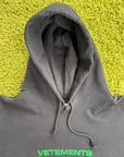 Felpa Vetements Haute Couture Nero M - Second Hand Di Fiore
