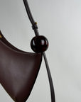 Borsa La Bisou Perle Jacquemus Marrone