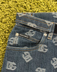 Jeans Dolce e gabbana Size 46 blu e bianco