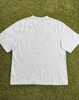 T-Shirt Rose Logo Burberry Bianca L