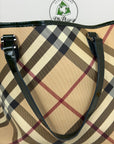 Borsa Burberry beige e verde