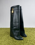 Stivali Shark Lock Verde Scuro Givenchy 39.5