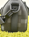 Borsa Louis Vuitton Keepall Bandoulière 25 Nera