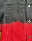 Completo Louis Vuitton Rosso Nero Giacca 50 Jeans 33
