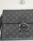 Louis Vuitton pochette lock nera