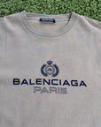T shirt Balenciaga Size S veste XL Marrone e nera