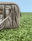 Borsa Arcadie Nappa Miu Miu Beige