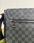 Borsello Messenger District Louis Vuitton Grigio
