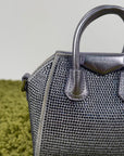 Borsa Micro Antigona In raso Con strass lavanda Viola