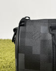 Borsa Louis Vuitton Keepall Bandoulière 25 Nera