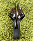 Ciabatte louis vuitton revival leather mules Size 36 nere e marroni