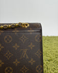 Borsa Louis Vuitton Victoire marrone rossa e oro