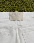 Jeans Celine Size 40 bianco