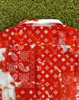 Camicia Louis Vuitton Rossa XXL