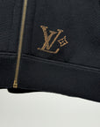 Felpa Louis Vuitton reversibile Size L marrone e nera