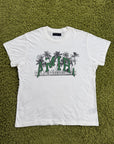 T-Shirt Varsity Palm Amiri Bianca 48