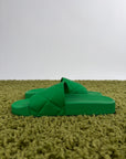 Sandali Flat Bottega Veneta in gomma Verde 36