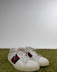 Gucci Ace Size 8=42 calza 42.5 bianca verde e rossa