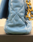Borsa Chanel 19 Trapuntata in Pelle Azzurra