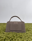 Borsa Mini Jacquemus La grande Bambino camoscio Beige