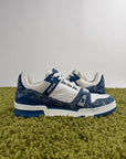 Louis Vuitton Trainer In Denim Blu 8