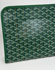 pochette Goyard misura GM verde e arancione