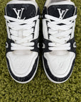 Louis Vuitton Trainer in Denim Nero 7.5