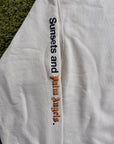 Felpa Palm Angels Sunset Bianca Crema XXL